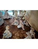 Bomboniera offerta ballerine in resina e porcellana